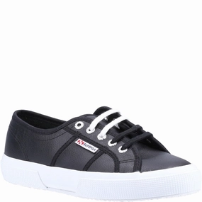 Superga 2750 Tumbled Leather Shoe Non Slip Slip On Shoes