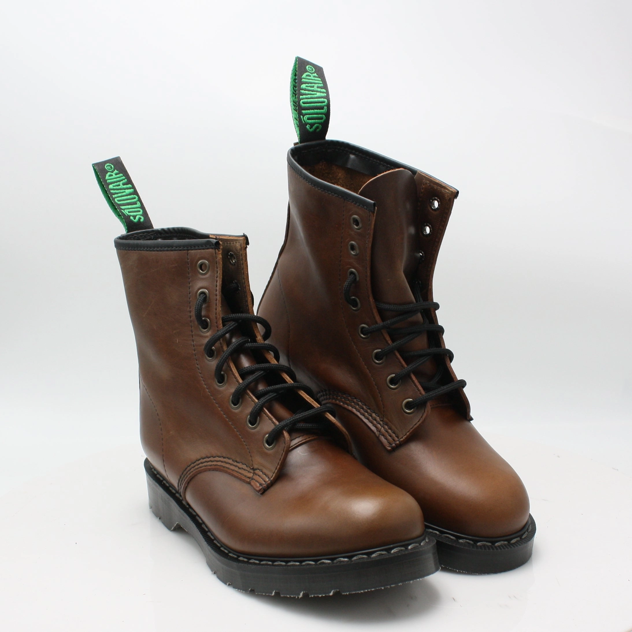 8 Eye Derby Boot Solovair Slip On Shoes Eco Friendly