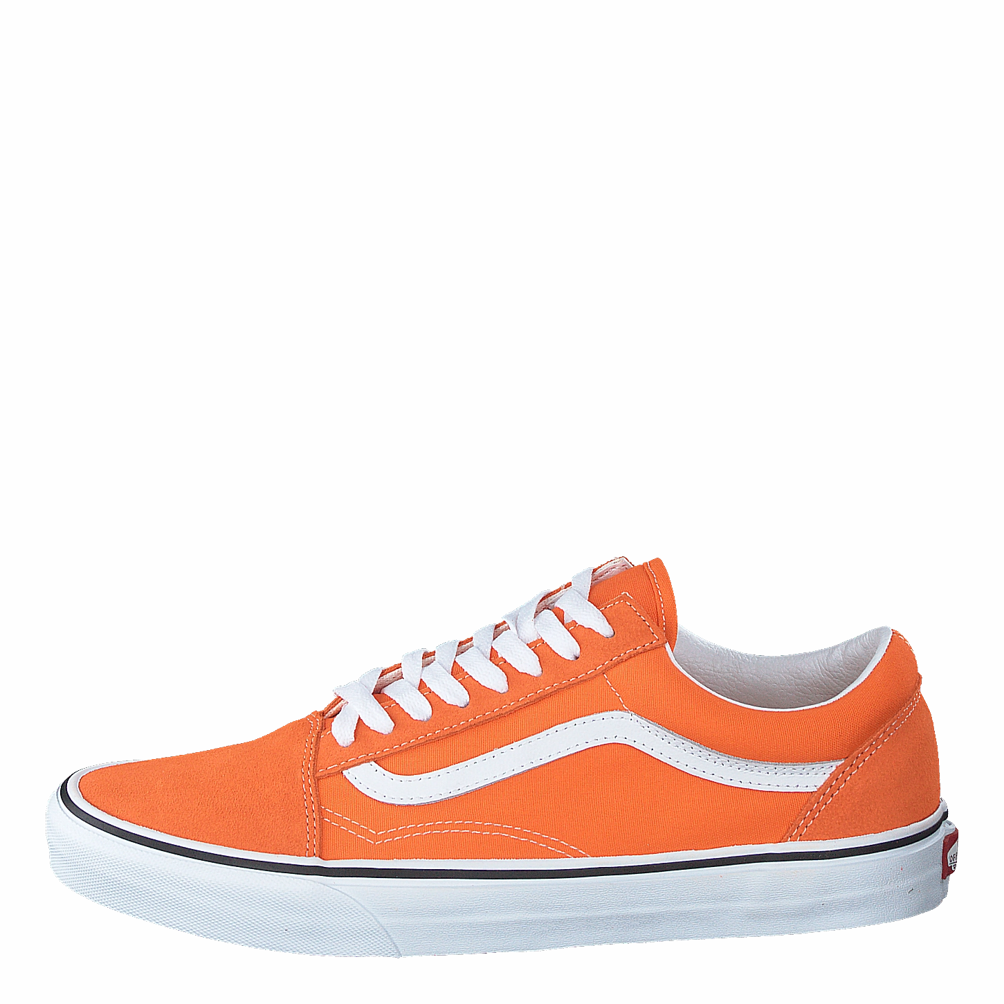 Rugged Sole Minimalist Ua Old Skool Orange Tiger/True White