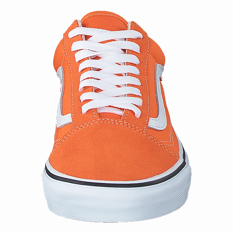 Ua Old Skool Orange Tiger/True White Cushioned