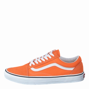 Rugged Sole Minimalist Ua Old Skool Orange Tiger/True White