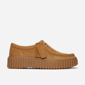 Clarks | Casual Shoes | Women | Torhill Bee Light Tan Nubuck | Weather Ready