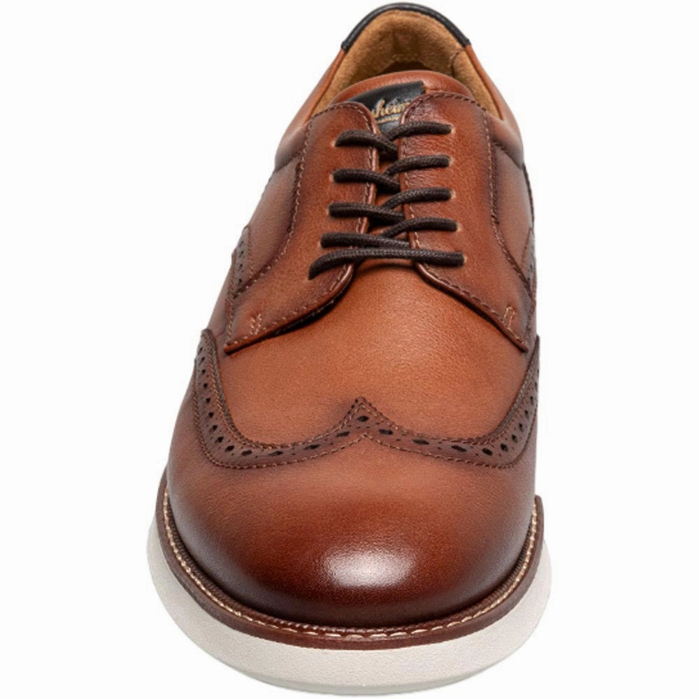 All Day Comfort Florsheim Launch Cognac Multi Wingtip Oxford Men'S Shoes