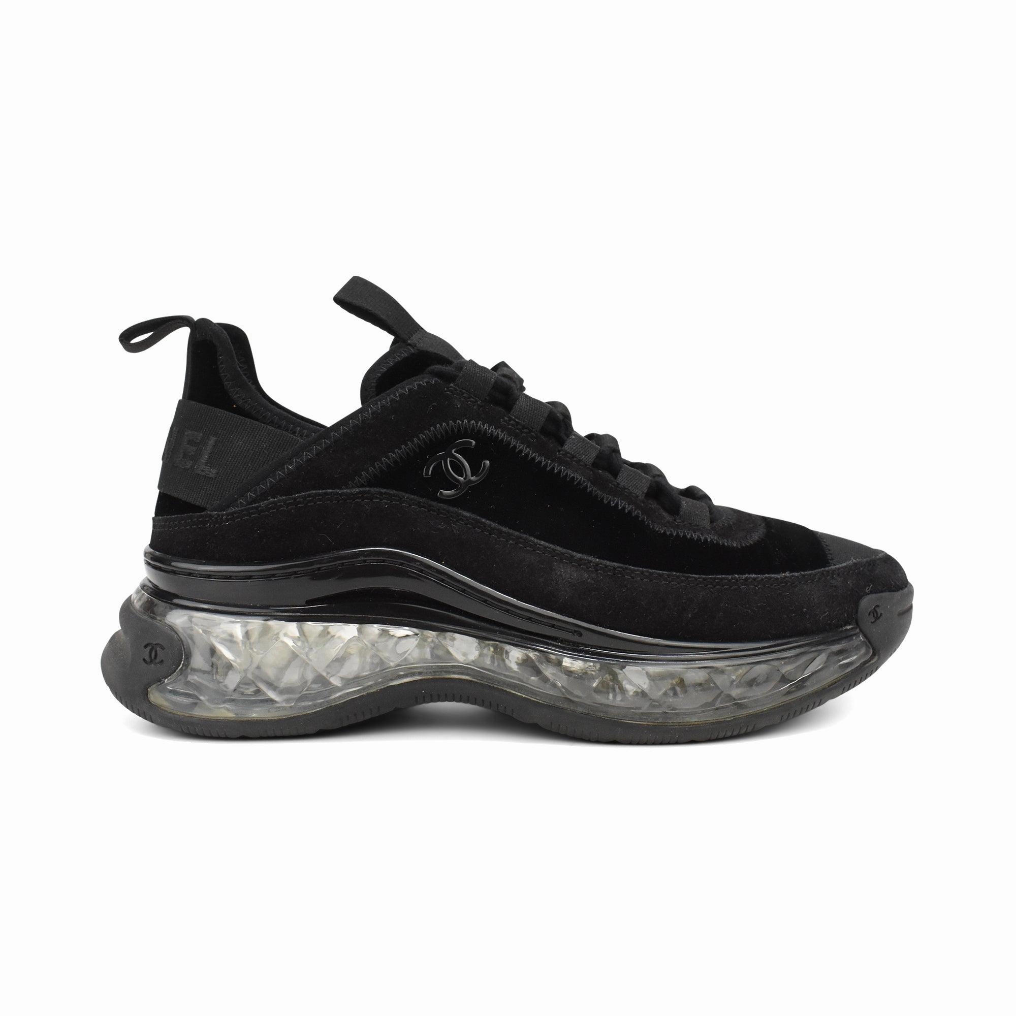 Orthotic Friendly Quick Dry Chanel '2020 So Black' Sneakers - Women'S 36