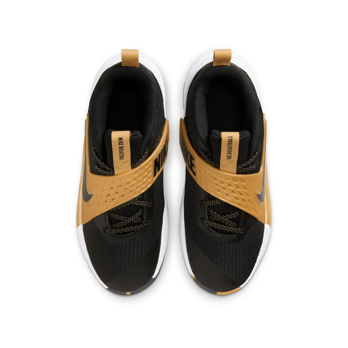 Moisture Wicking Team Hustle D 12 'Black Metallic Gold'