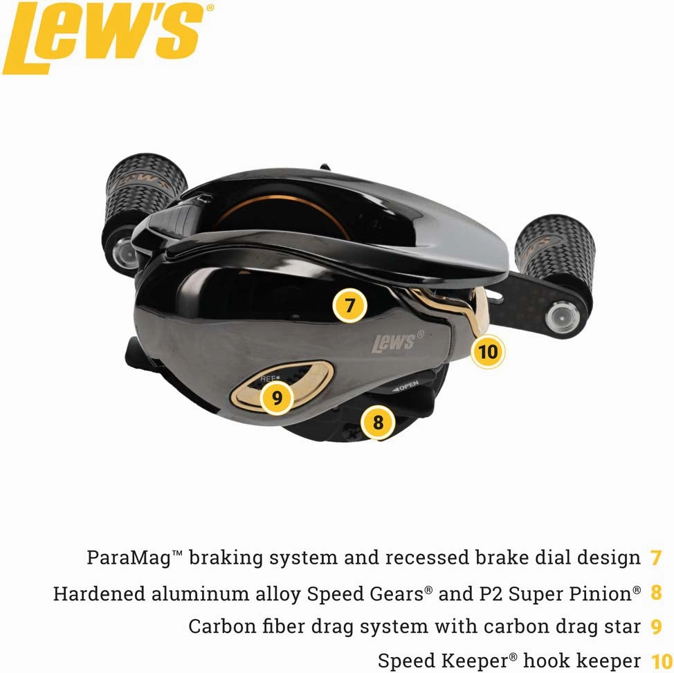 Team Lew's Elite TI Baitcasting Reel