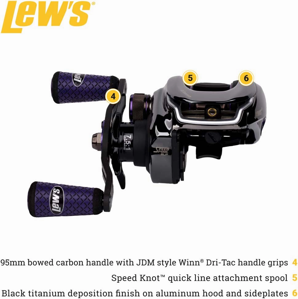 Team Lew's Pro TI Gen 2 Baitcasting Reel
