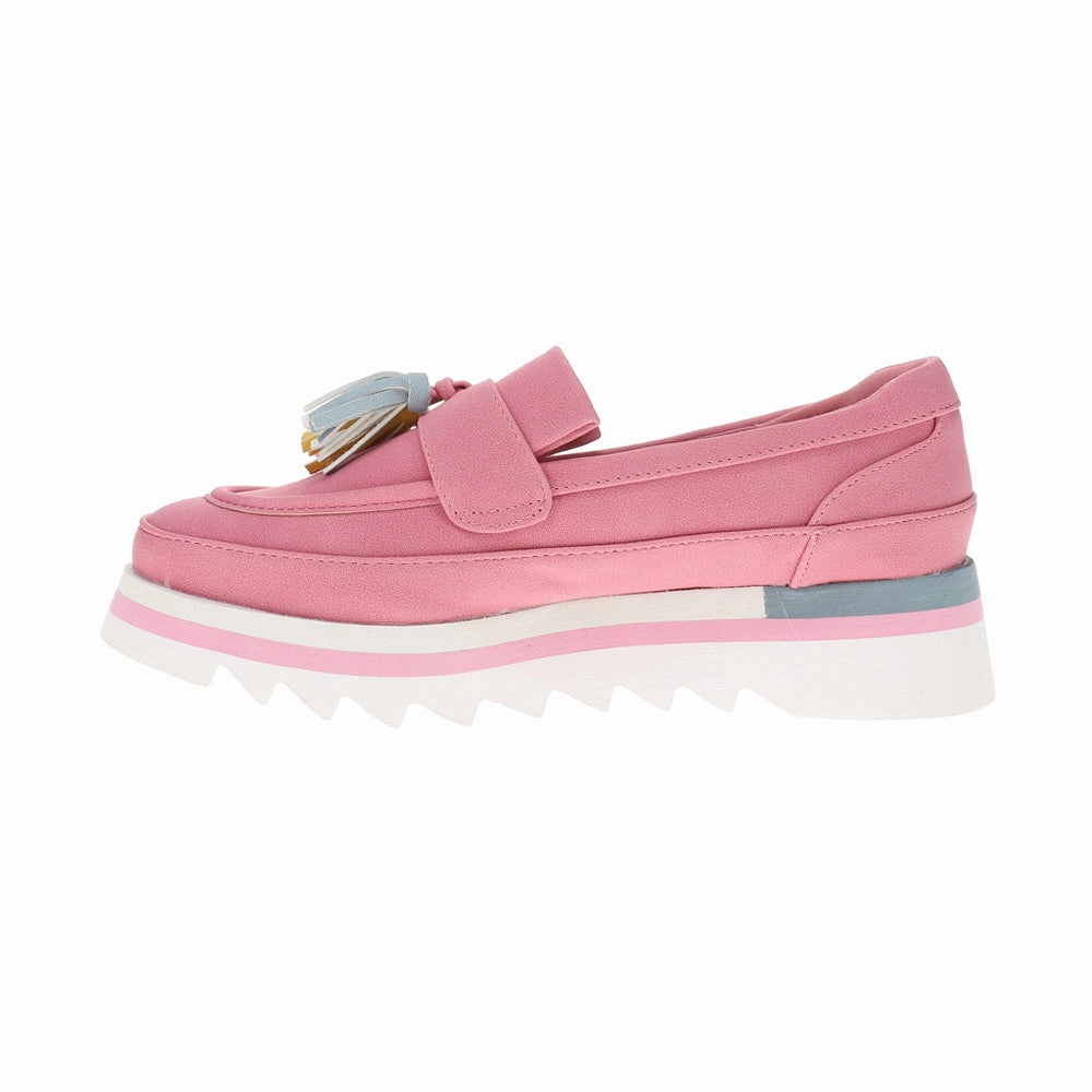Tess Lug Sole Platform Loafers Arch Support