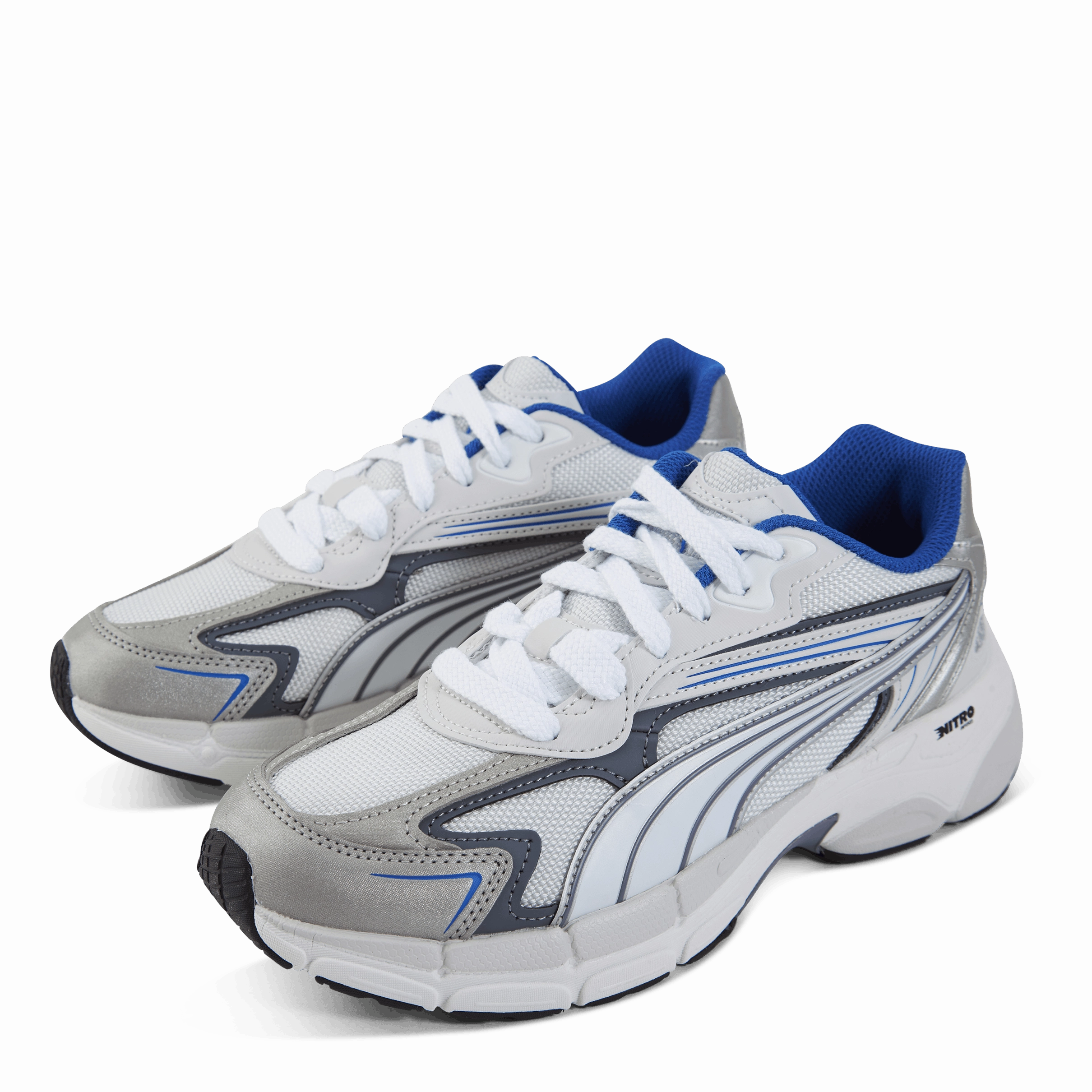 Teveris Nitro Noughties Gray Canvas Shoes