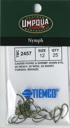 Tiemco 2457 Hook 25 Pack