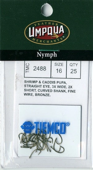 Tiemco 2488 Hook 25 pack