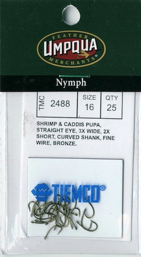 Tiemco 2488 Hook 25 pack
