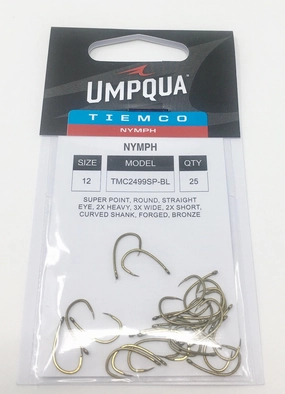 Tiemco 2499SP-BL Hook Bronze 25 pack