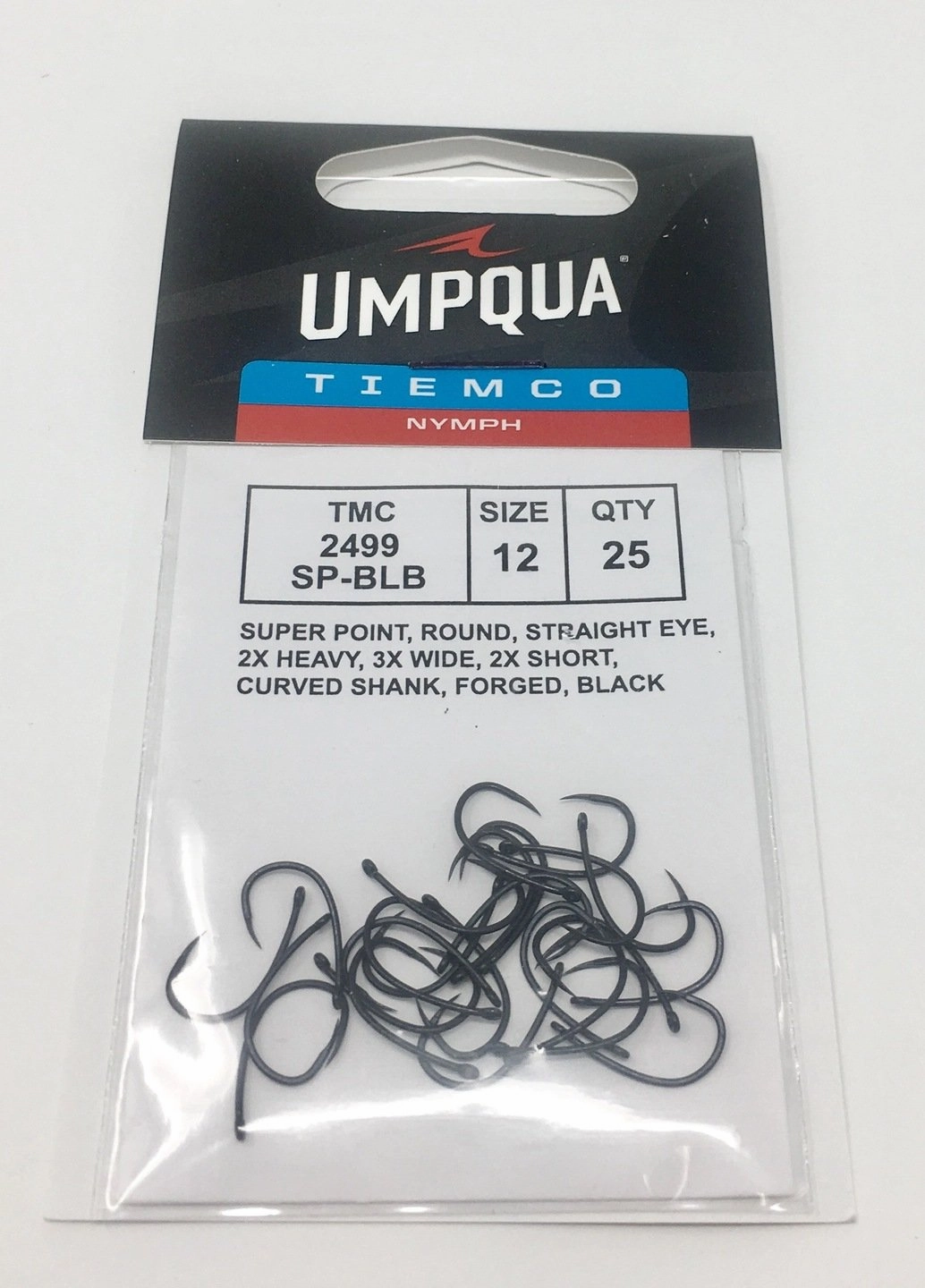 Tiemco 2499SP-BLB Hook Black 25 pack