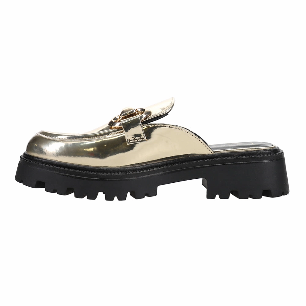 Recycled Materials Tiffany Metallic Mules