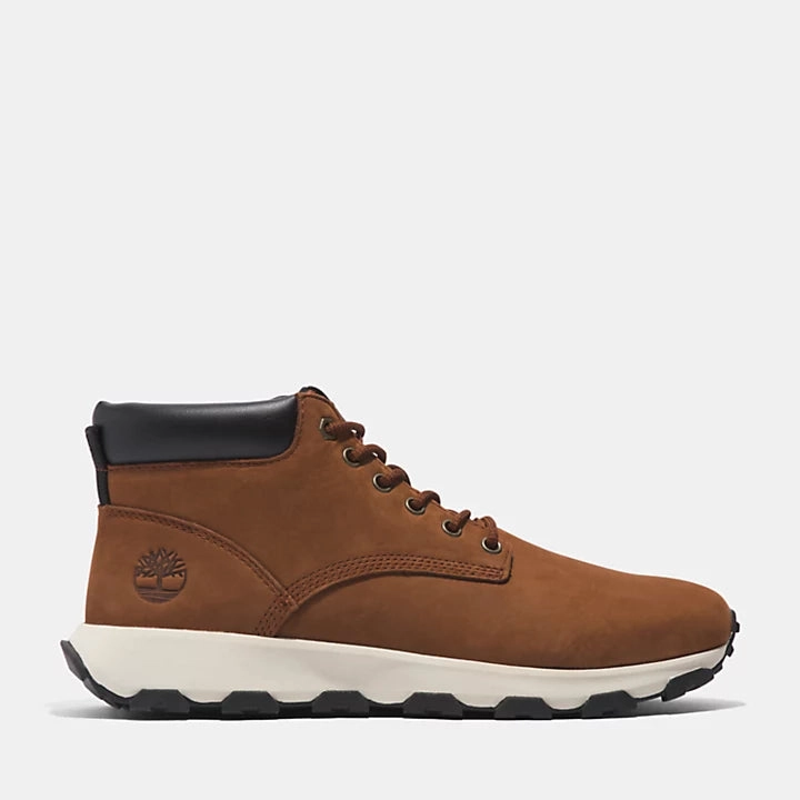 Pro Comfort Timberland | Men'S Sneakers | Mid Lace Chukka Windsor Park Cognac | Brown