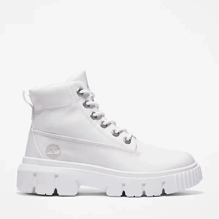 Flexible Modern Footwear Timberland | Women'S Boots | Greyfield Fabric Boot White | White