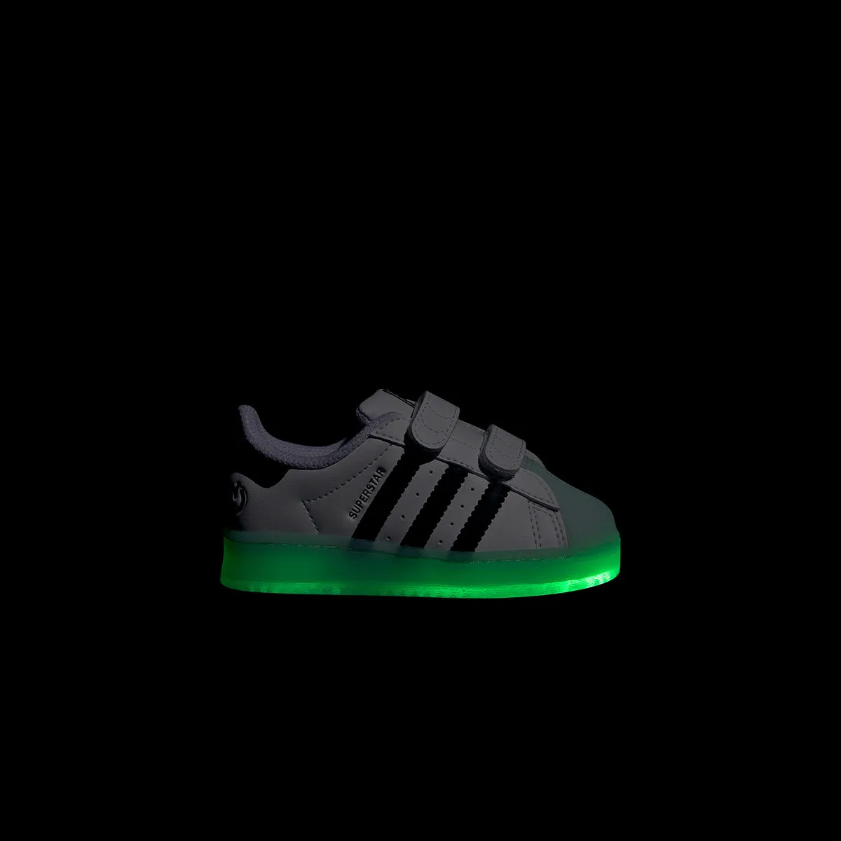 Toddlers Superstar Led Light 'White' Stylish Footwear Weather Resistant