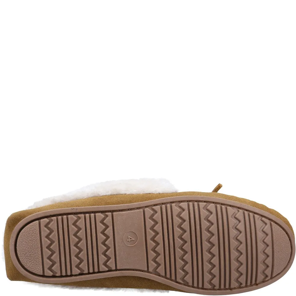 Cotswold Sopworth Moccasin Slipper Flexible