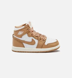 Odor Control Air Jordan 1 Retro High Og Praline Infant Toddler Lifestyle Shoe - Praline/White/Sail Free Shipping