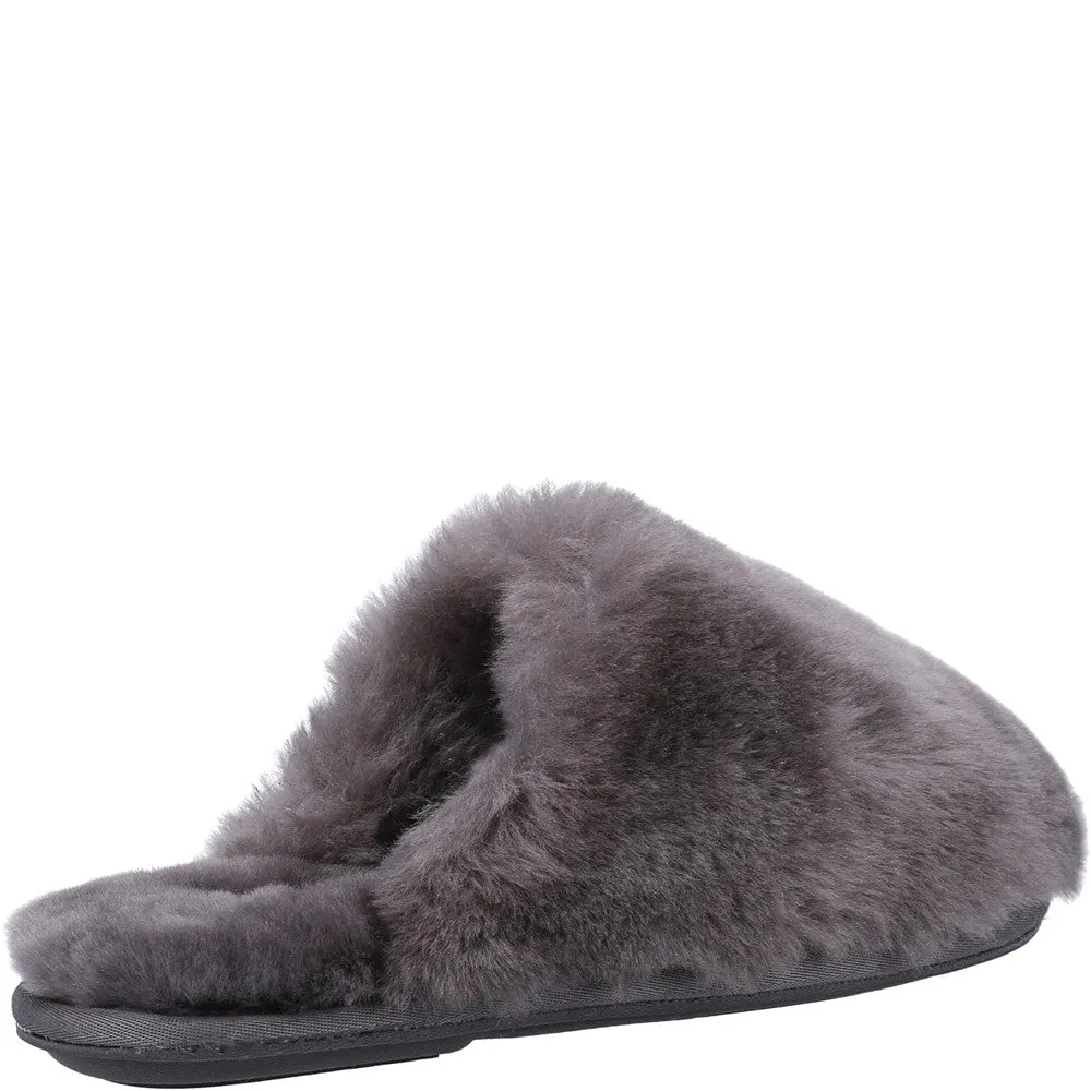 All Day Comfort Water Resistant Cotswold Salperton Sheepskin Mule Slipper