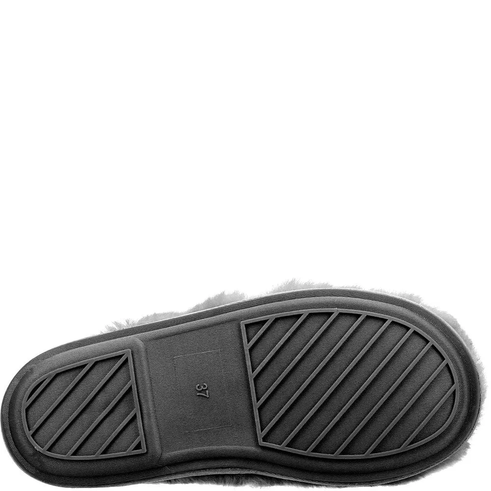Cotswold Salperton Sheepskin Mule Slipper Durable Rugged Sole