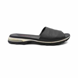 Easy Clean Shock Absorbing Prada Sport Leather Sandals - Women'S 39.5