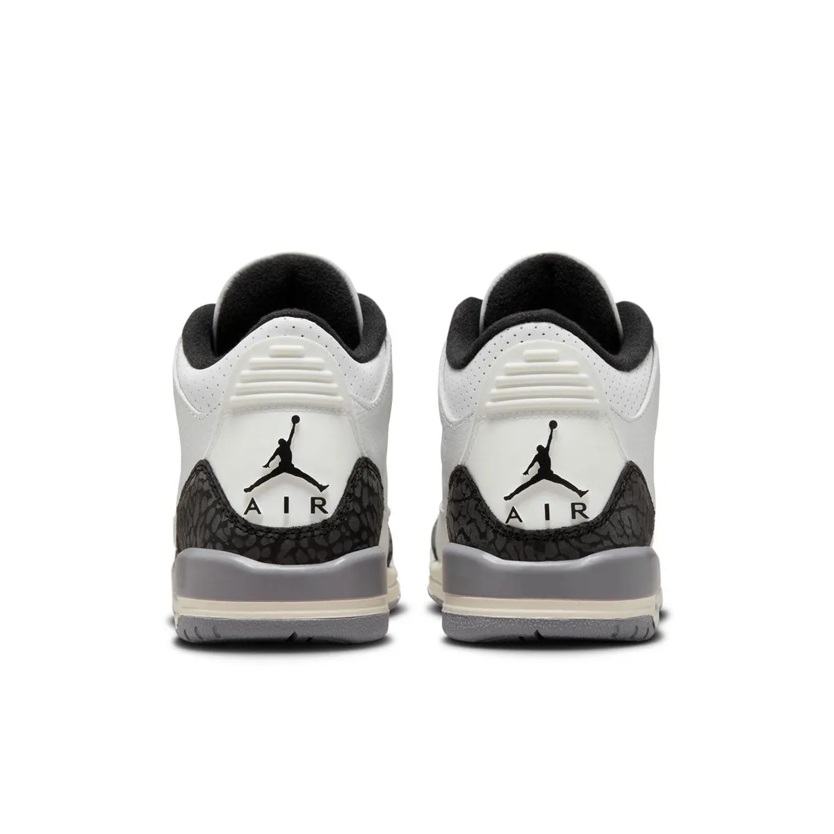 Kids Air Jordan 3 Retro 'Cement Grey' Unisex Cloud Comfort