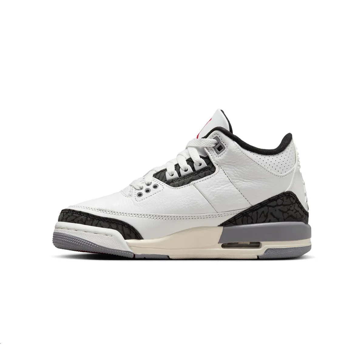 Kids Air Jordan 3 Retro 'Cement Grey' Waterproof