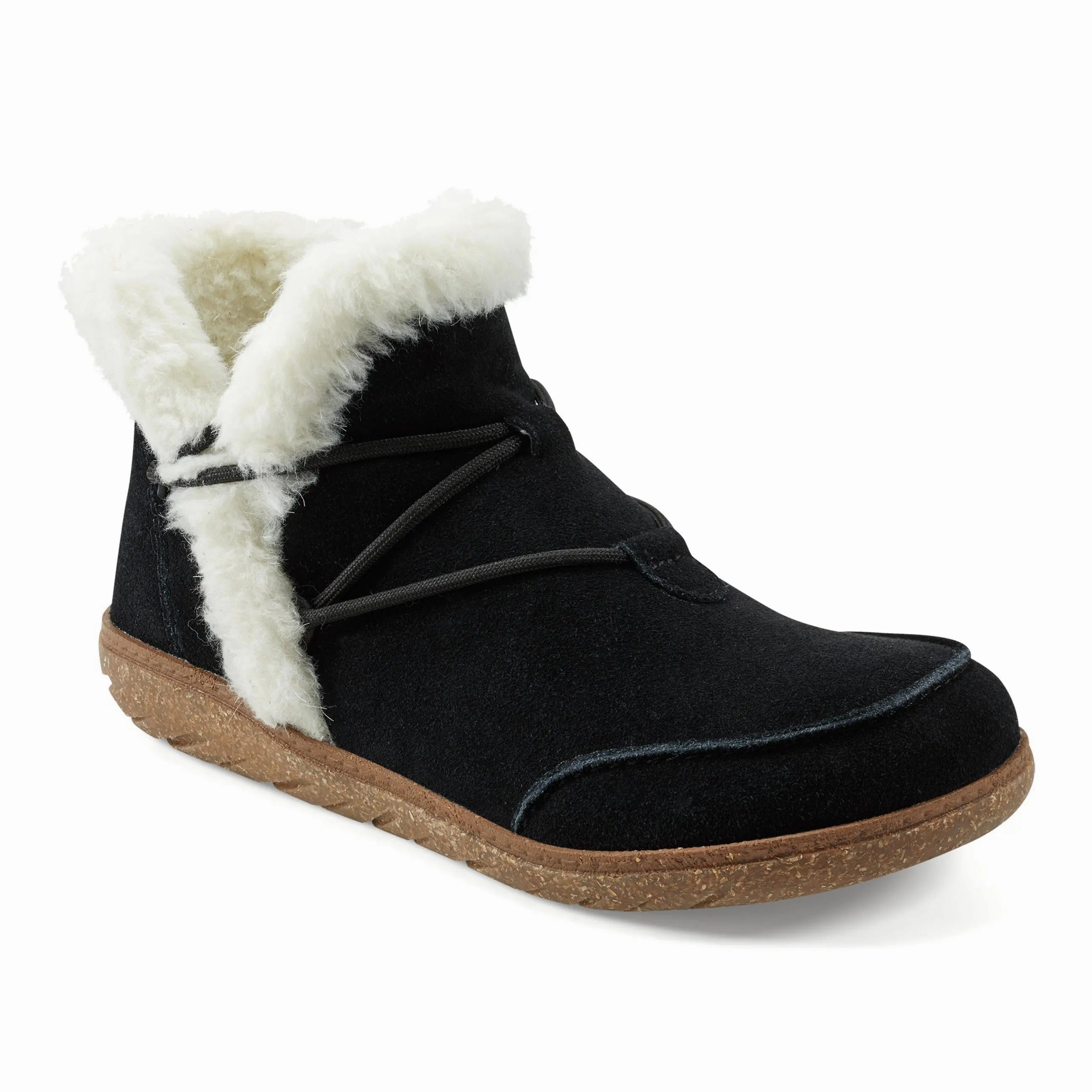 Fleet Cold Weather Lace-Up Casual Booties Relaxed Fit Footwear Wide Fit