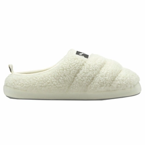 Sherpa Logo Scuff Slippers Machine Washable Classic Sneakers