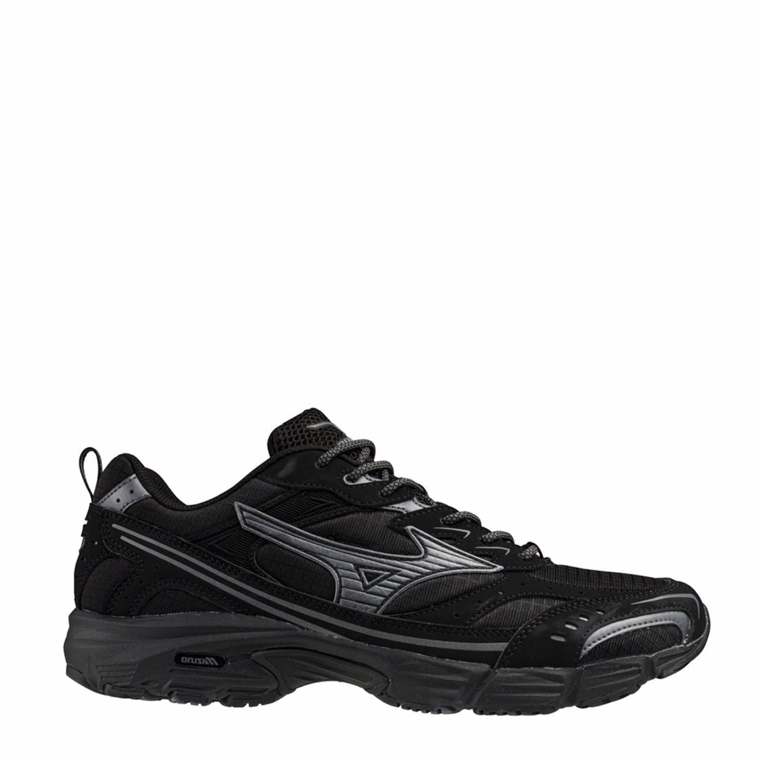 Flat Feet Shoes Supportive Mizuno Mxr Trainer Black / Metallic Gray