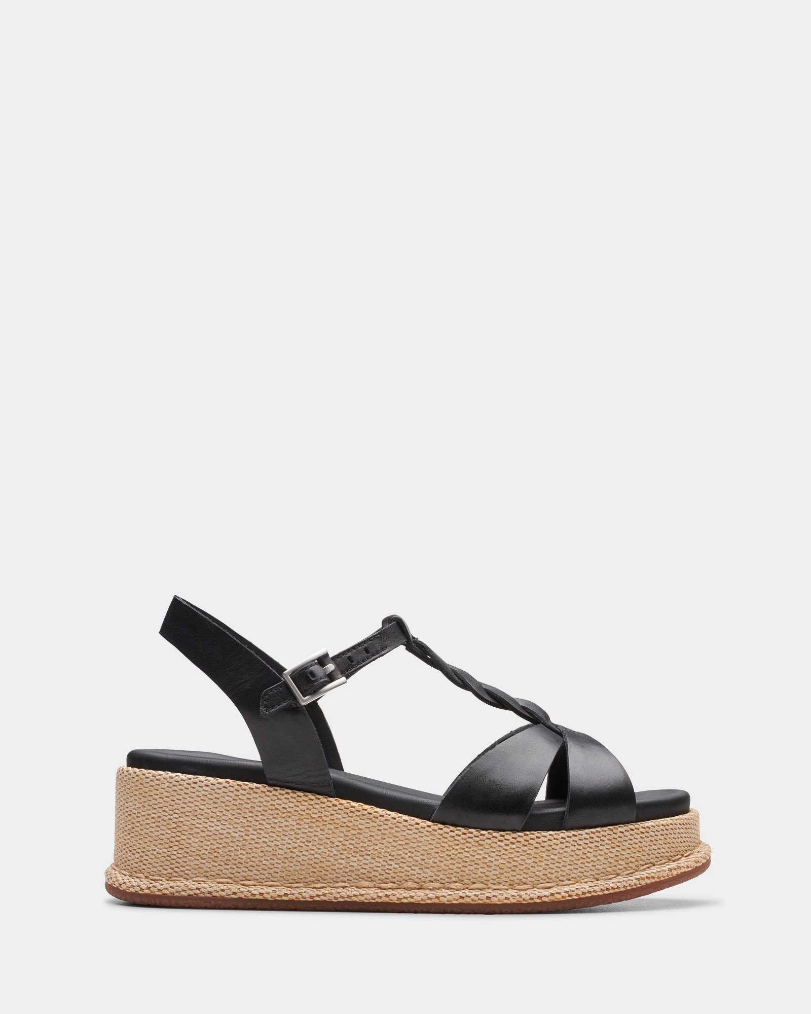 Cushioned Kimmei Twist Black Leather