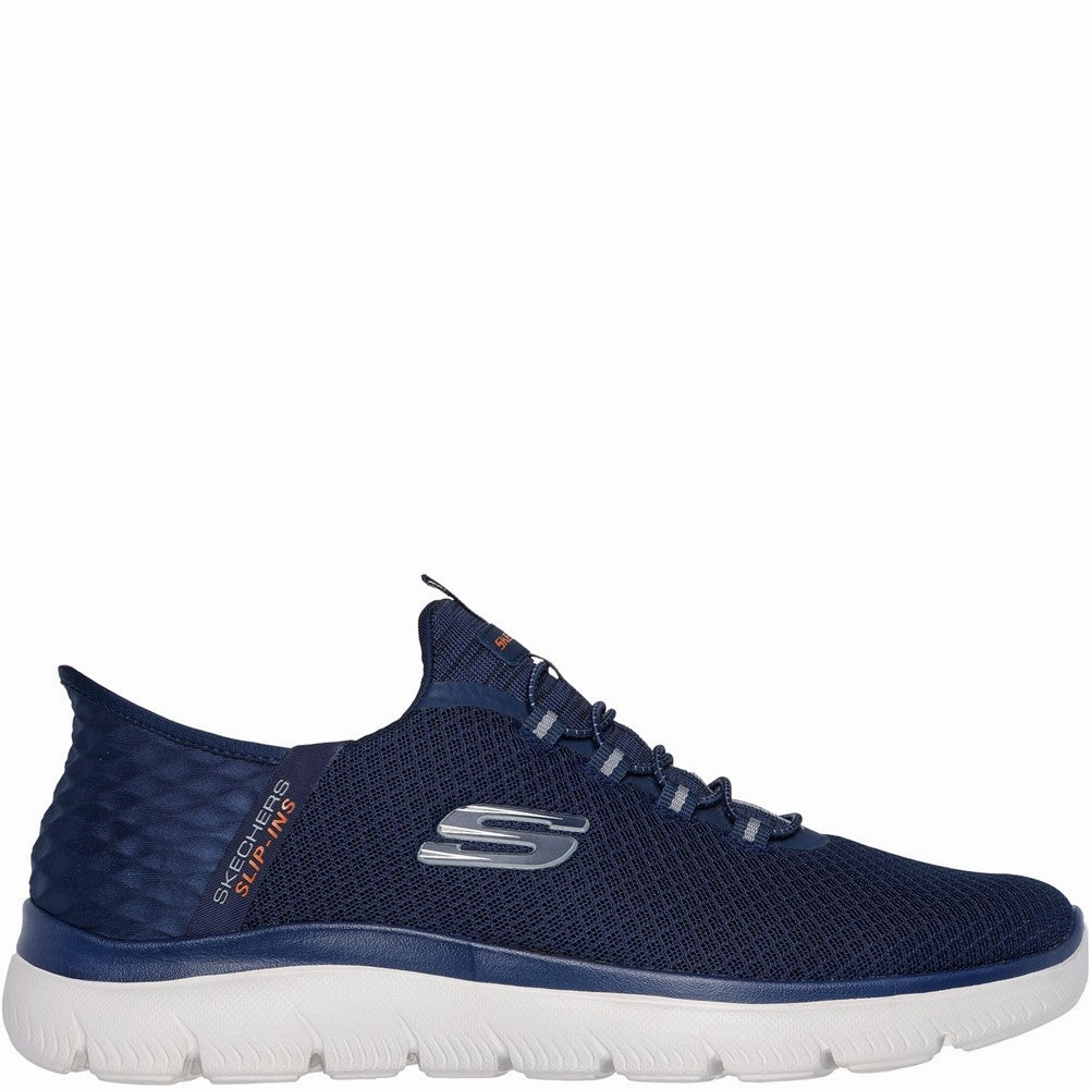Skechers Summits - High Range Wide Fit Trainer Canvas Shoes