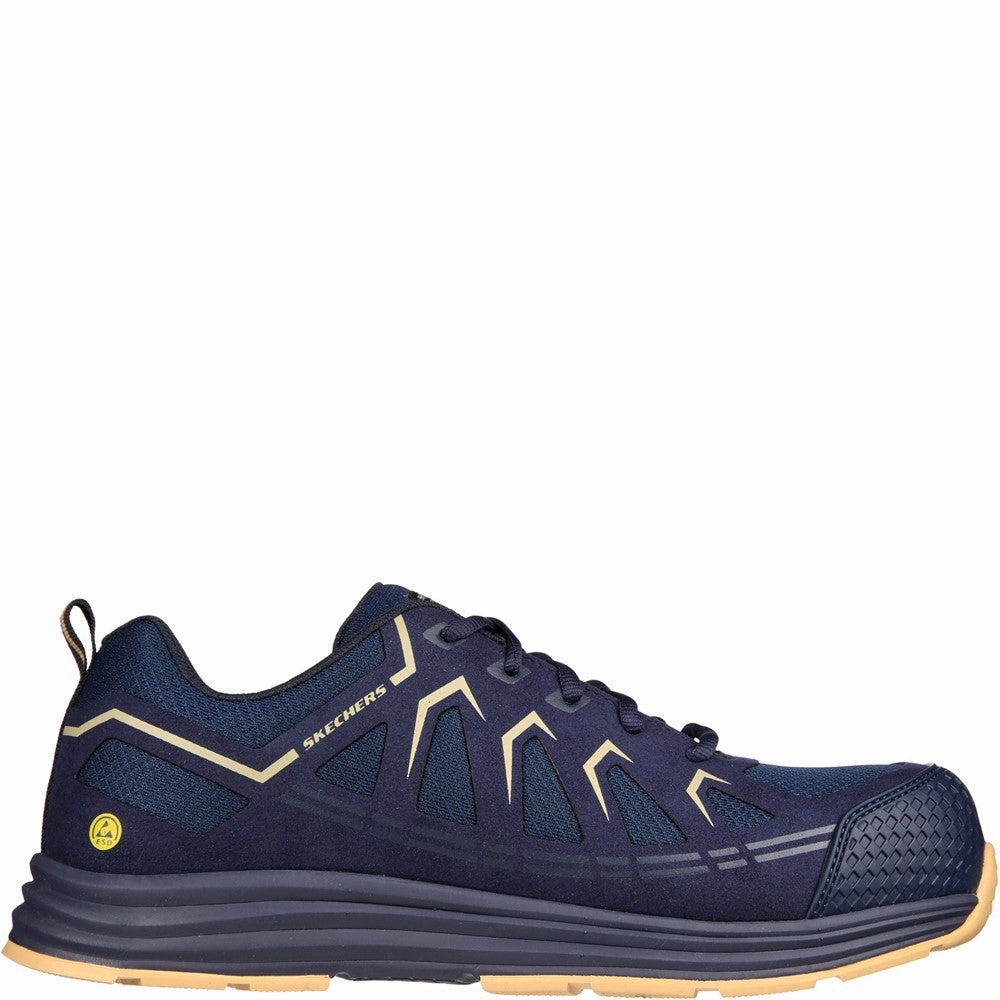 Skechers Workwear Malad Ii Safety Trainers Cushioned Insoles