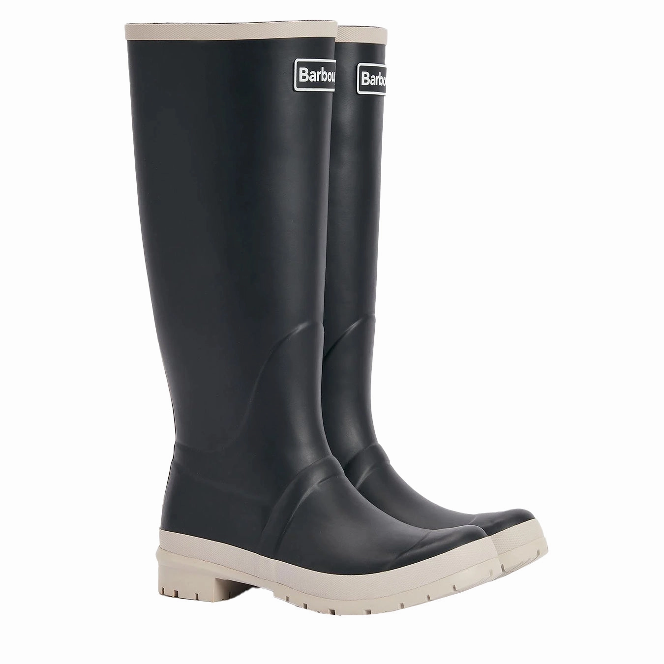 Quick Dry Casual Comfort Barbour Womens Abbey Tall Welly Black/White Pepper