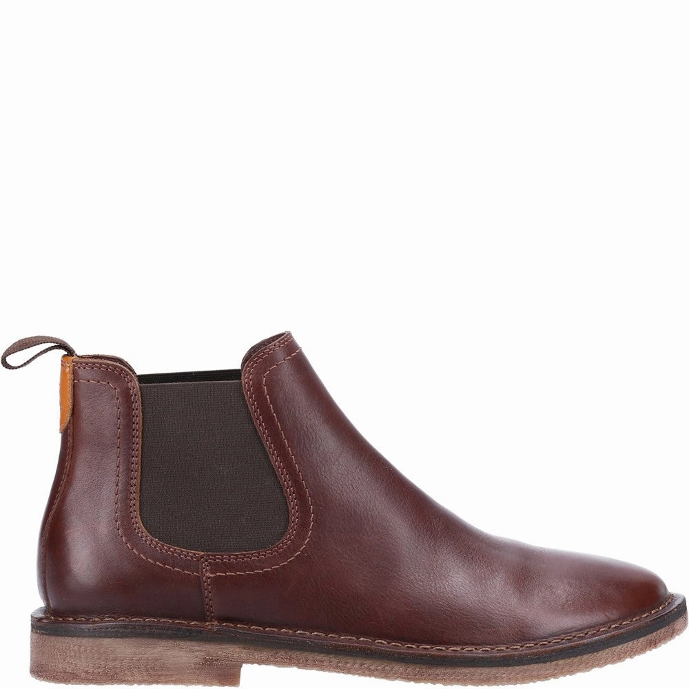 Hush Puppies Shaun Leather Chelsea Boot Breathable Mesh