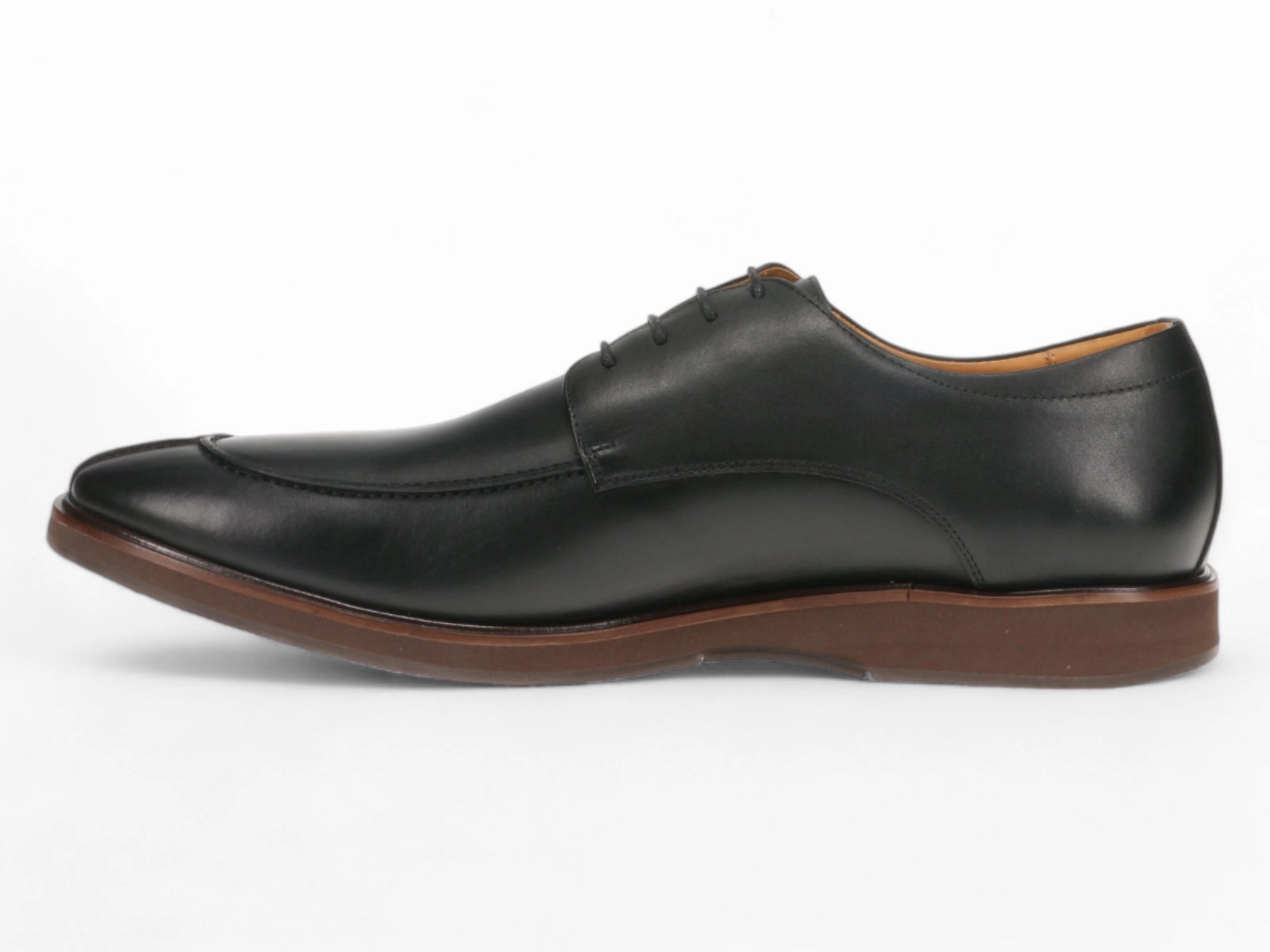 Sustainable Shoes Lightweight Shoes Michael Ellis Elliott Apron Dress Shoe Black