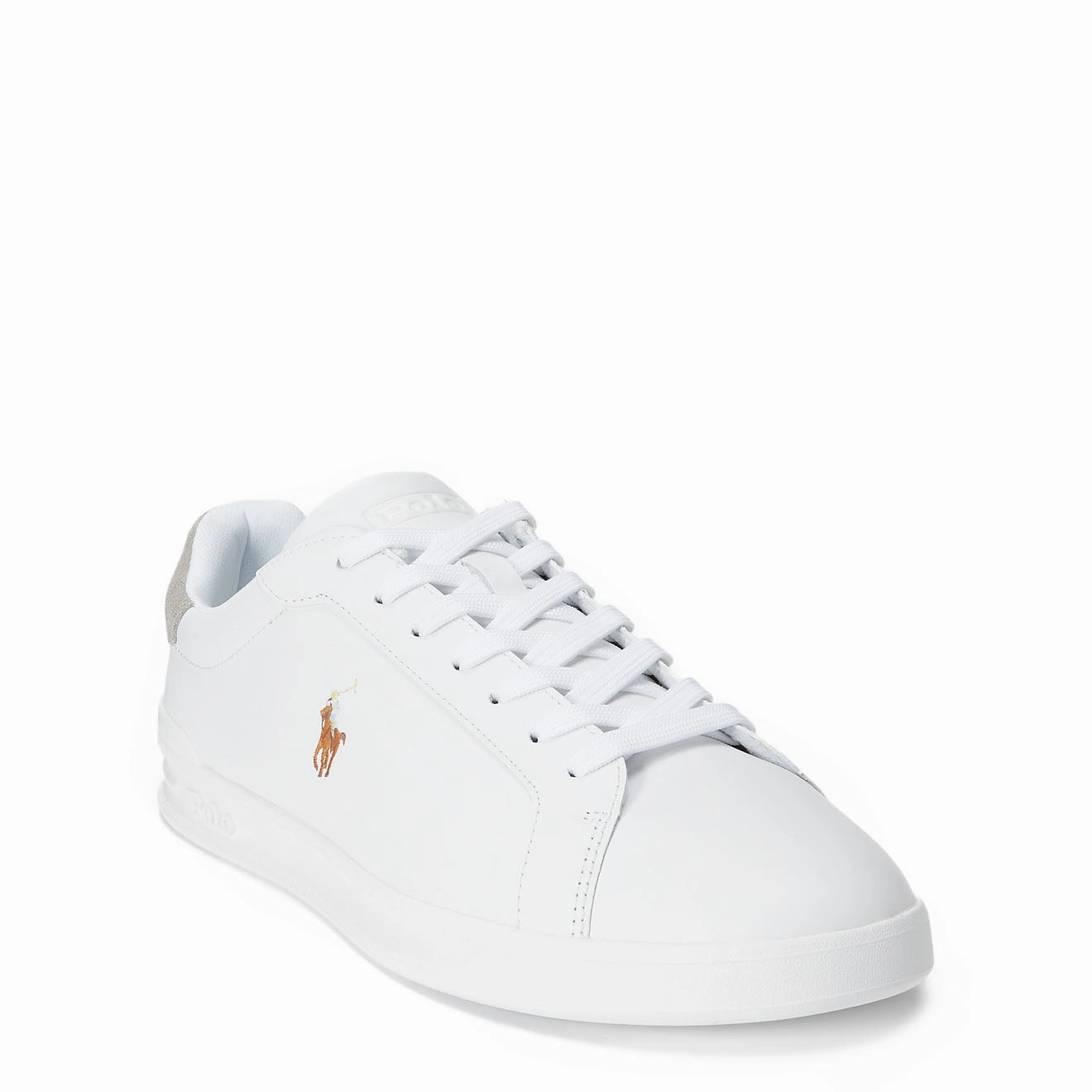 Polo Sport Heritage Court Ii Leather Trainer All Day Comfort Stable