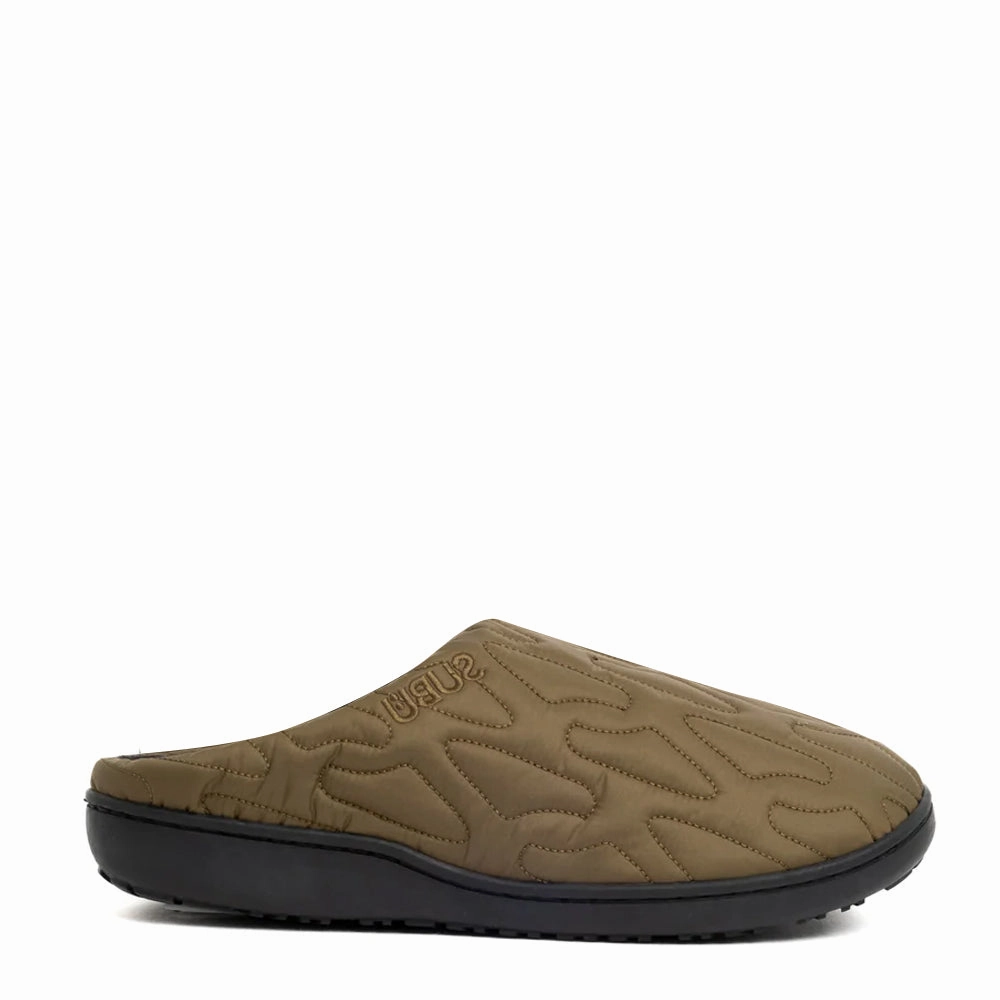 Chic Footwear Ergonomic Sole Subu Outline Slipper Khaki