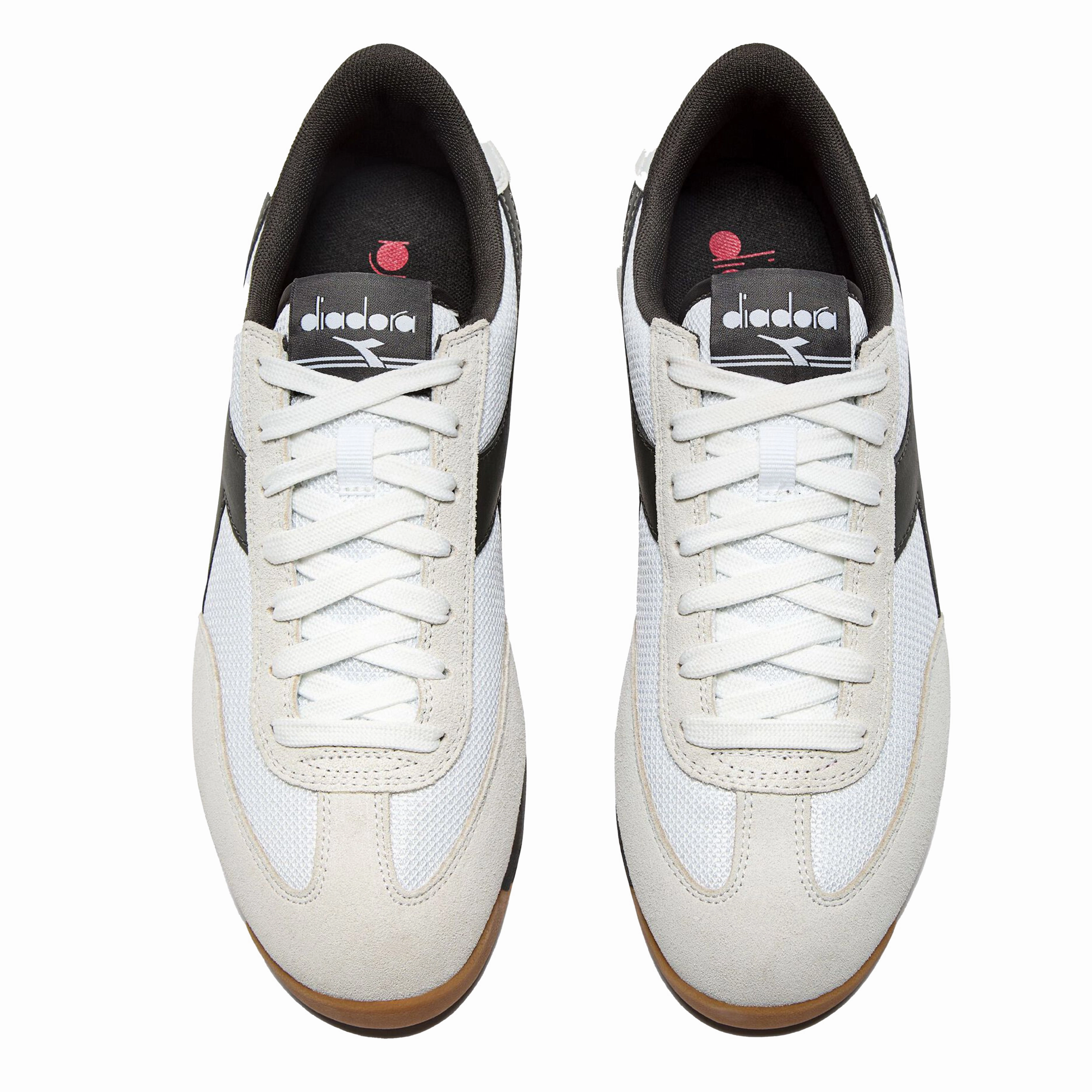 Arch Support Comfortable Footwear Diadora Cross Trainer White / Black Beluga