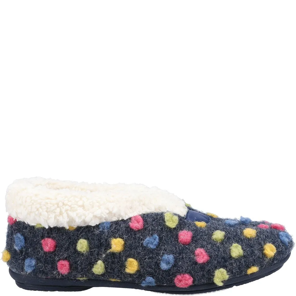 Fleet & Foster Snowberry Ladies Slipper Sustainable Comfort Sole