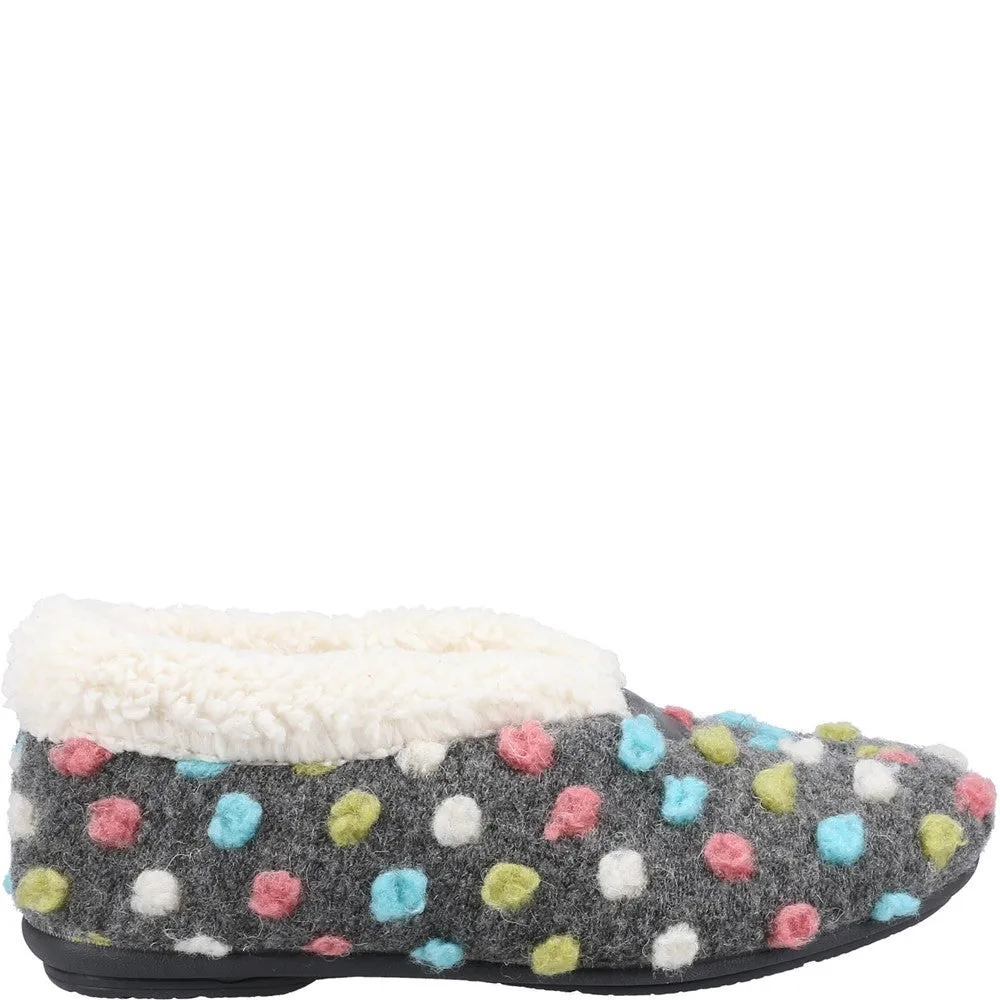 Everyday Footwear Stable Fleet & Foster Snowberry Ladies Slipper