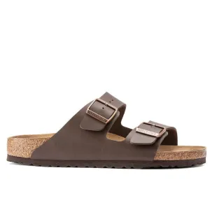 Supportive Shoes Cushioned Insoles Birkenstock | Unisex Sandals | Arizona Birko Flor Dark Brown | Brown | S Narrow