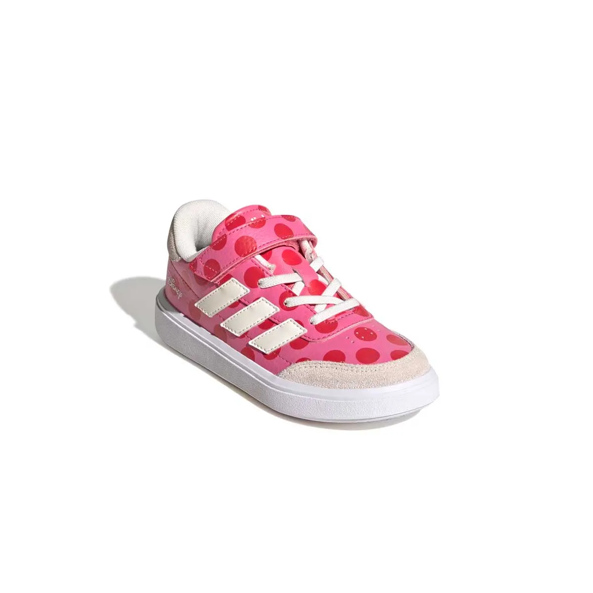 Kids Disney Minnie Mouse Court Block 'Pink Fusion Off White' Easy Clean