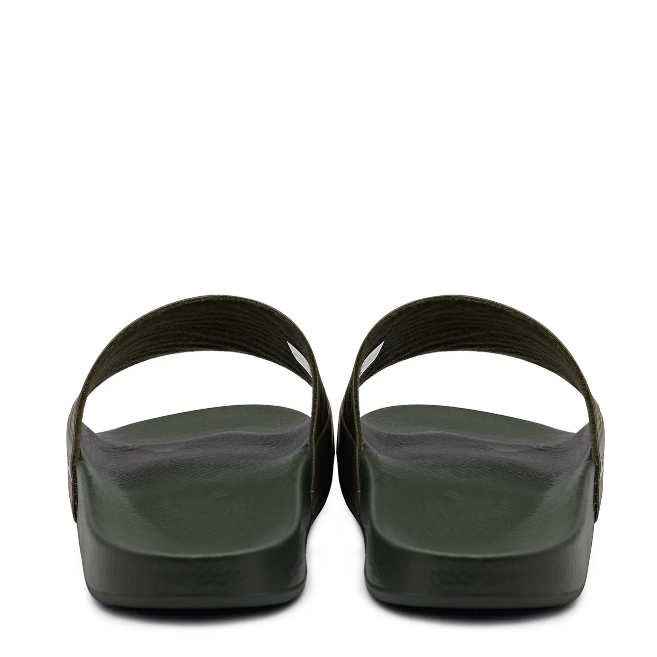 Shock Absorbing Odor Resistant Paul Smith Nyro Zebra Logo Slides Khaki