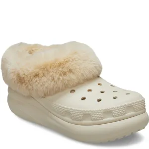 Crocs Unisex Furever Crush Clog Supportive Footwear Slip Resistant Work