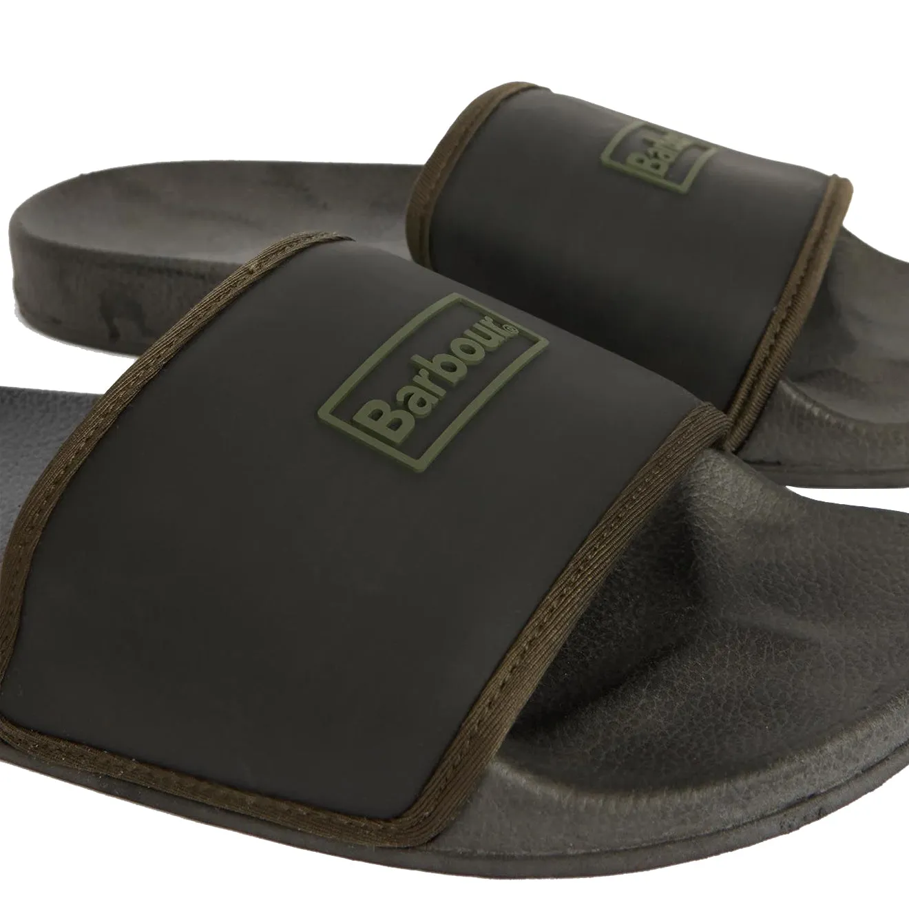 Barbour Cresswell Slider Black Fashion Footwear
