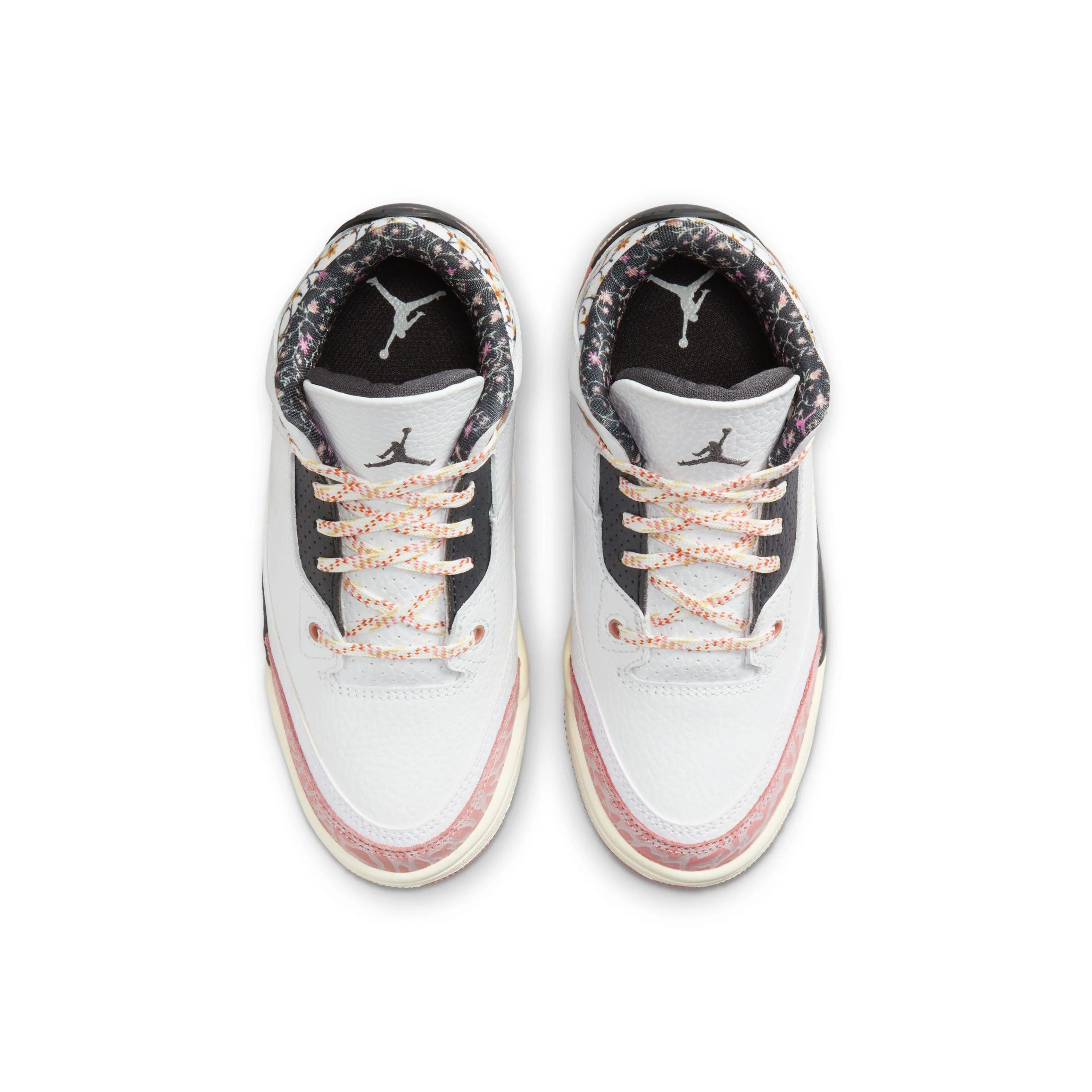 Kids Air Jordan 3 Retro 'Red Stardust' Moisture Wicking Machine Washable