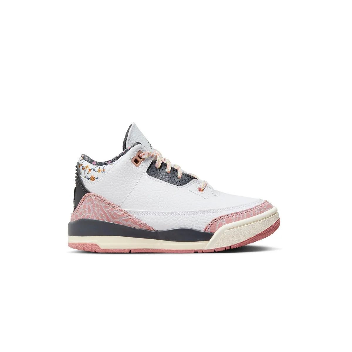 Kids Air Jordan 3 Retro 'Red Stardust' Daylong Comfort Walking Shoes